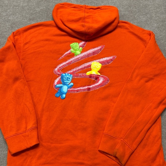 Under Armour Bright Orange Hoodie - Picture 3 of 3